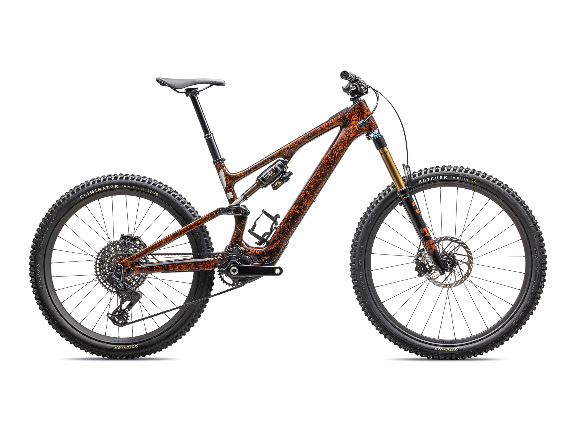 Turbo Levo SL 2 Pro in Orange Tint / Cool Grey Impasto / Copper, Seitenansicht