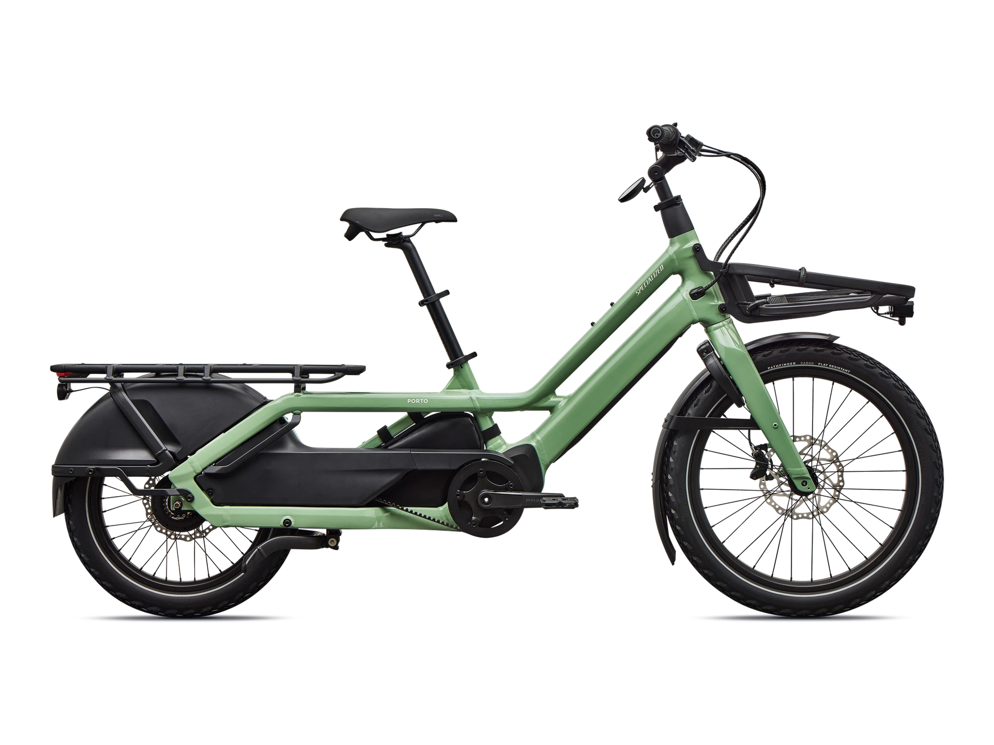 Turbo Porto in Gloss Pistachio, Seitenansicht