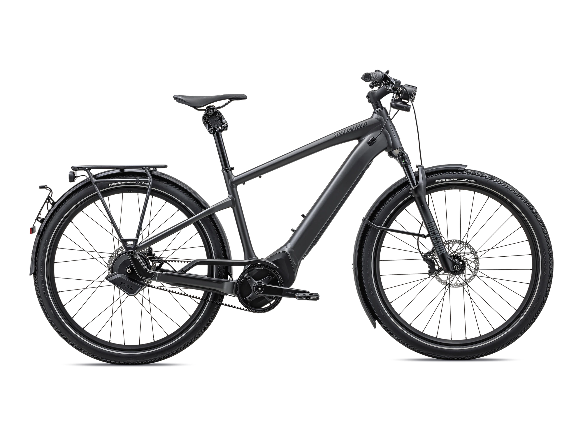 Turbo Vado S IGH in Smoke / Black Reflective, Seitenansicht