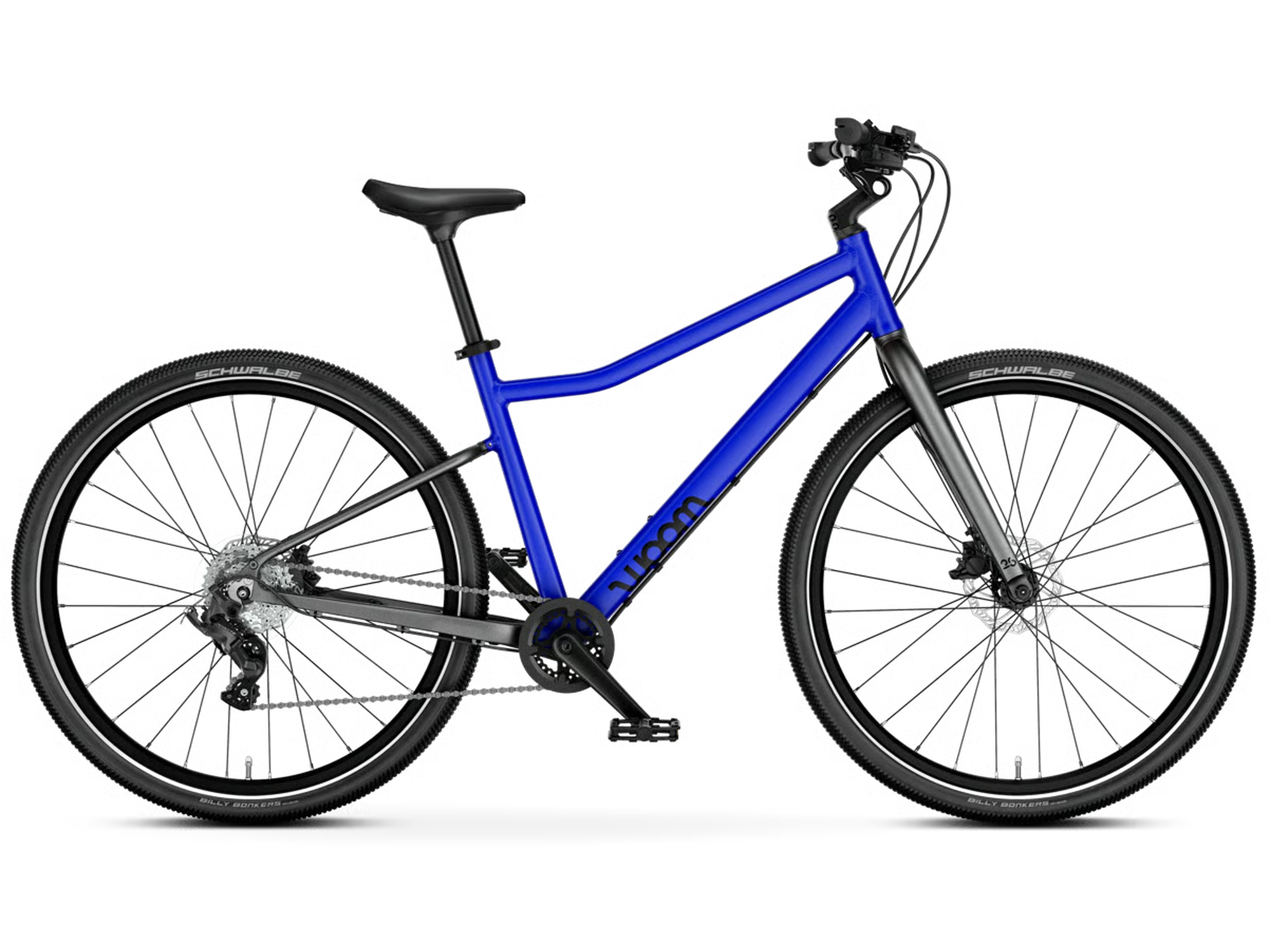 woom EXPLORE 6 in magnetic blue, Seitenansicht