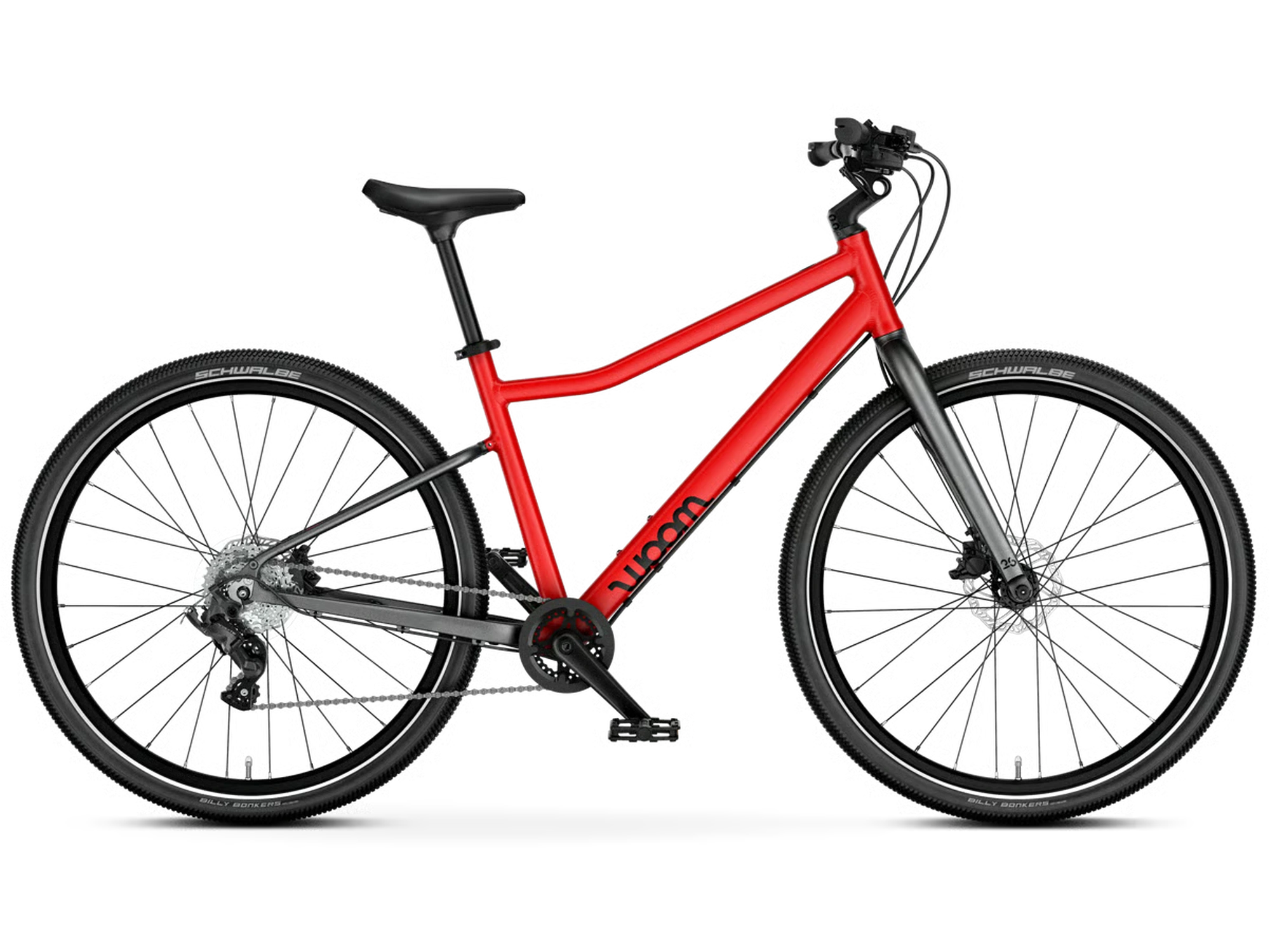 woom EXPLORE 6 in woom red, Seitenansicht