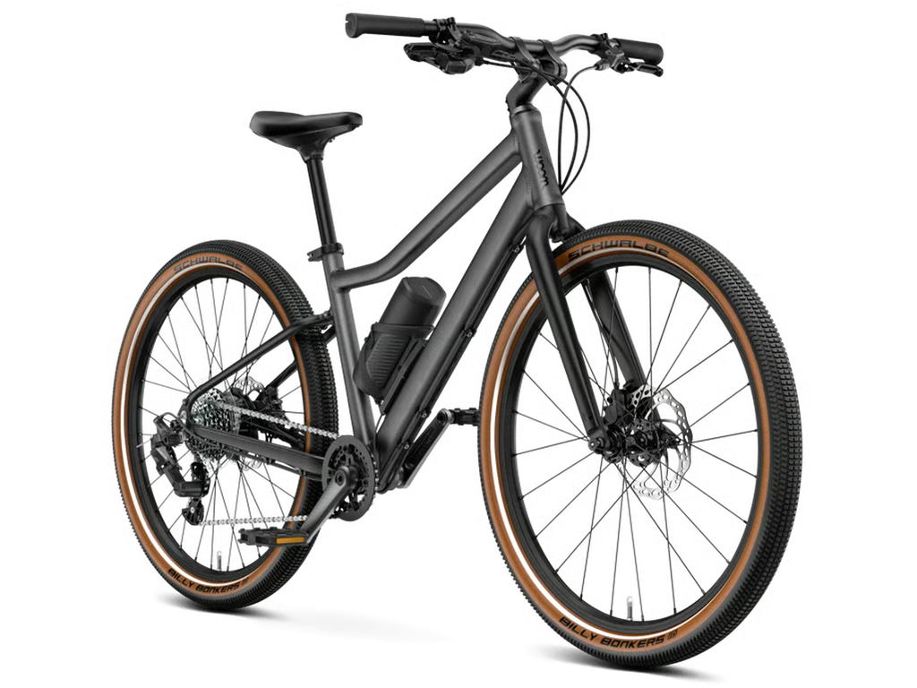 woom EXPLORE e 5 in graphite grey, Seitenansicht