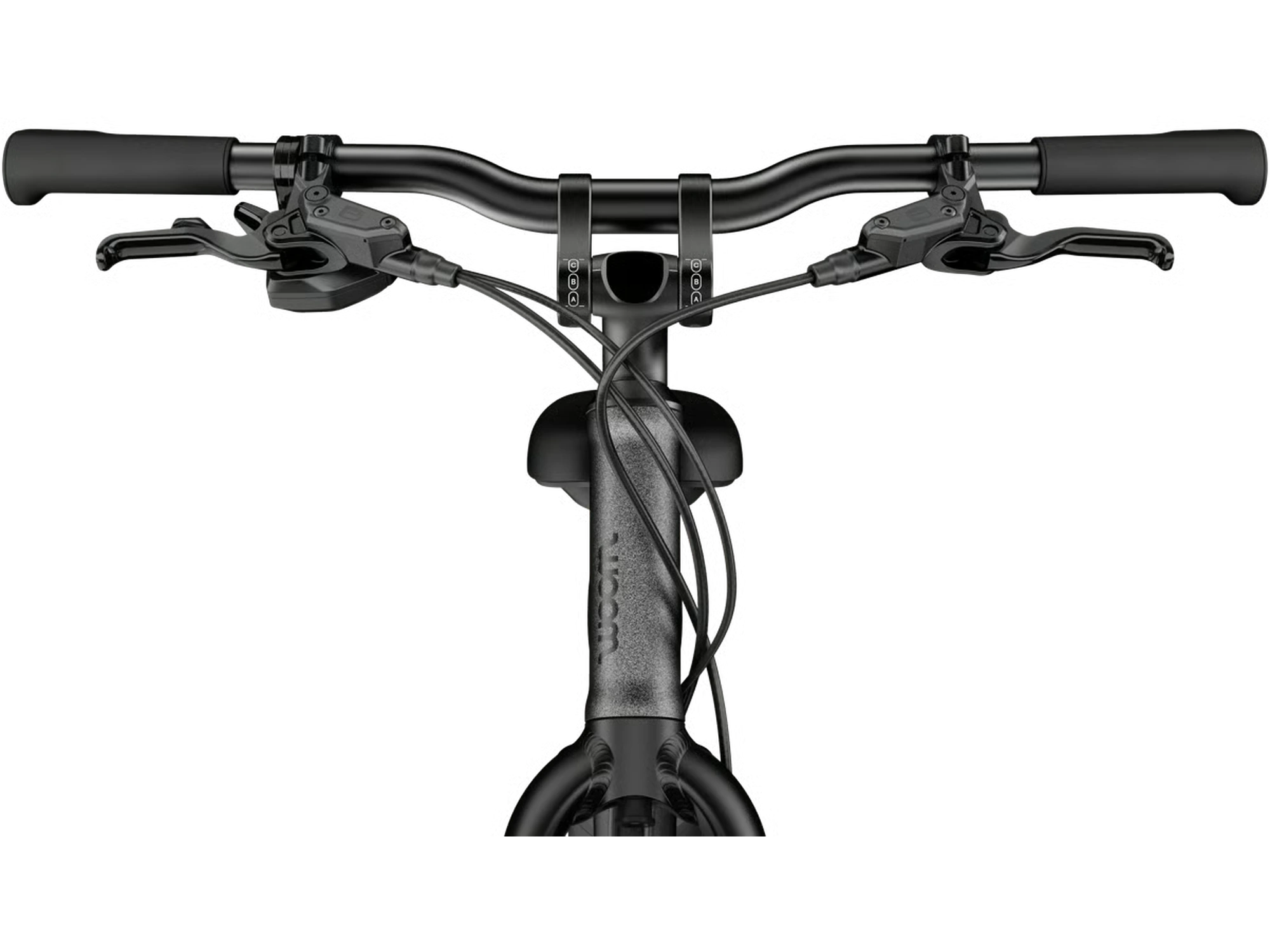 woom EXPLORE e 5 in graphite grey, Lenker-Detail