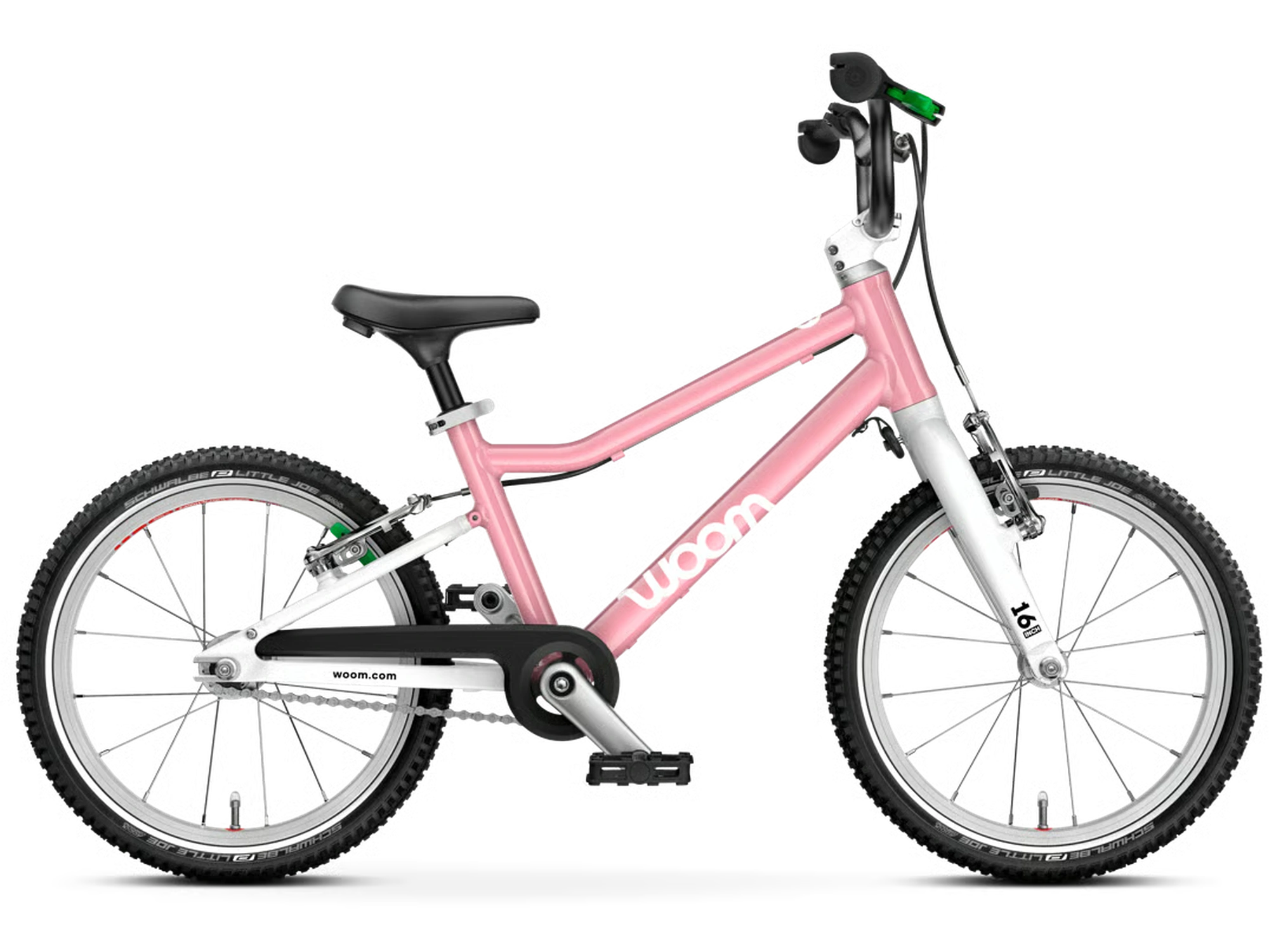 woom GO 3, Ausführung Standard in powder pink, Seitenansicht